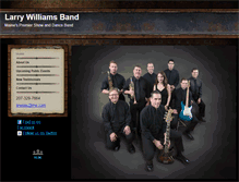 Tablet Screenshot of larrywilliamsband.com